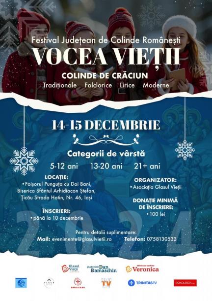 Festivalul Județean de Colinde Românești „Vocea Vieții”